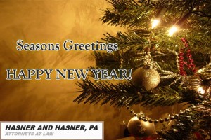 Seasons Greetings & Happy New Year from Hasner & Hasner